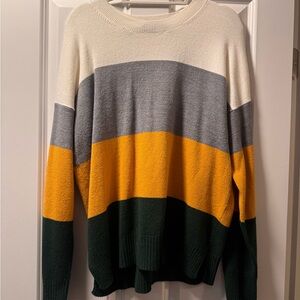 French Connection Multicolor Crewneck Sweater
